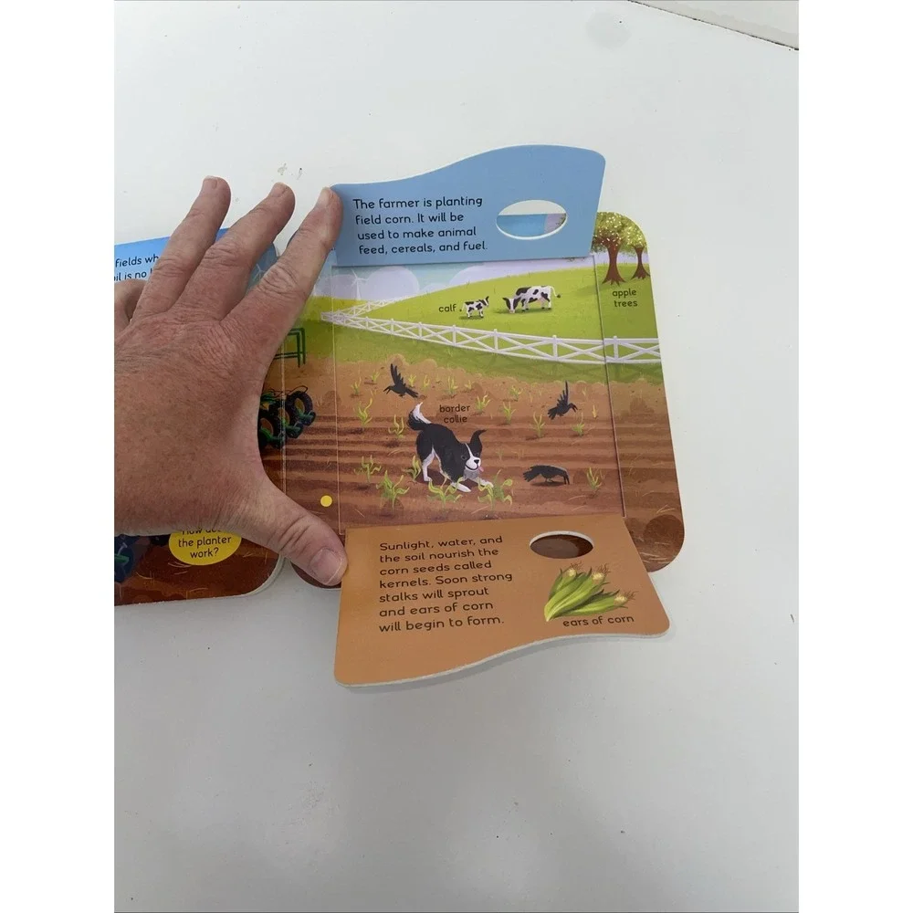 John‎ Deere Peek a Flap Dirt Board Book